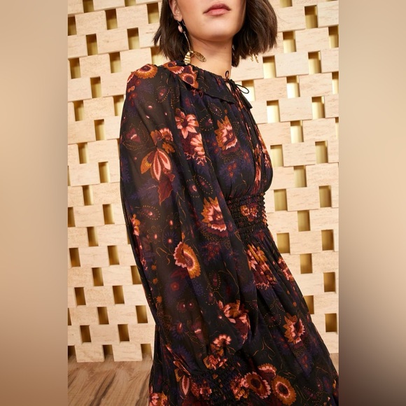 NWT $690 Ulla Johnson Adara Silk Dress - Picture 5 of 5